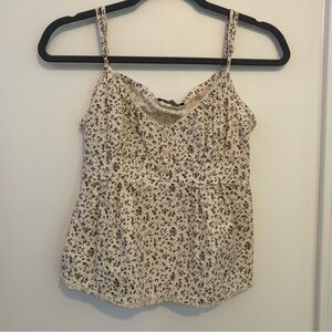 floral print tank top brandy melville